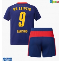 RB Leipzig Johan Bakayoko #9 Gostujuci Dres za djecu 2025-26 Kratak Rukav (+ Kratke hlače)